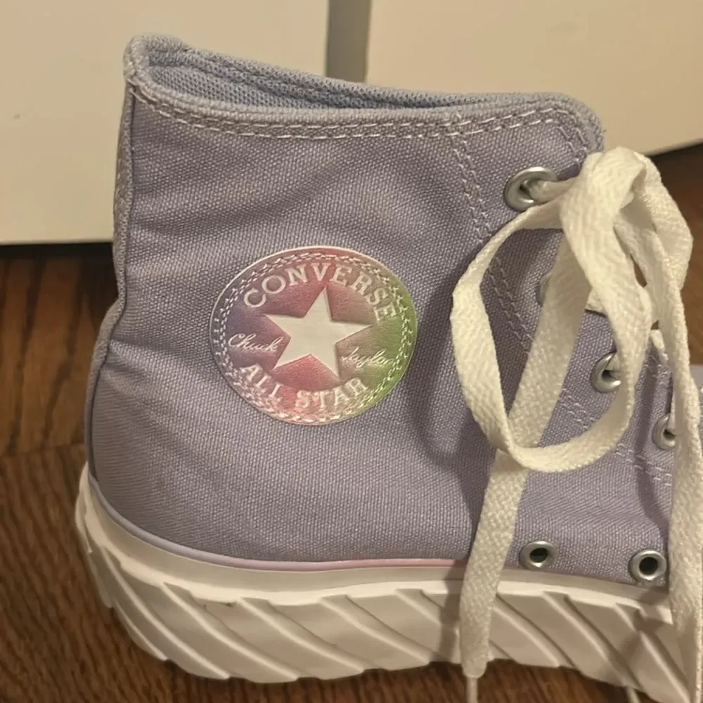 Converse Chuck Taylor All Star Hi Top Lift in Serene Saphire Size 10.5 - Picture 2 of 8